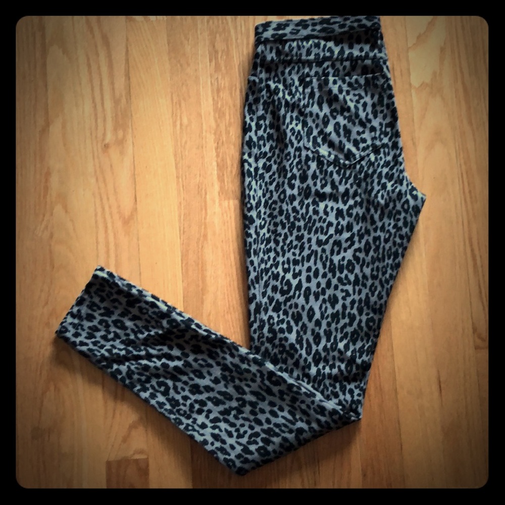 Simply Vera Vera Wang grey/black stretch leggings